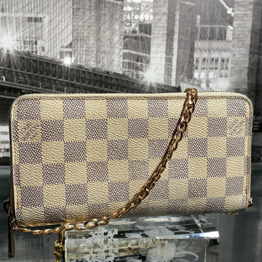 Authentic Rare Louis Vuitton Damier Azur Zippy Wallet - Picture 8 of 16